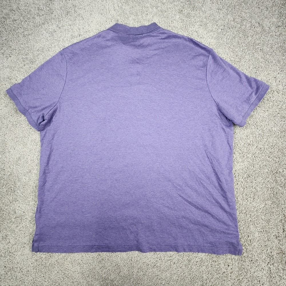 Polo Ralph Lauren Shirt Mens 2XL XXL Purple Classic Fit Prppy Old Money Stretch - Picture 3 of 11